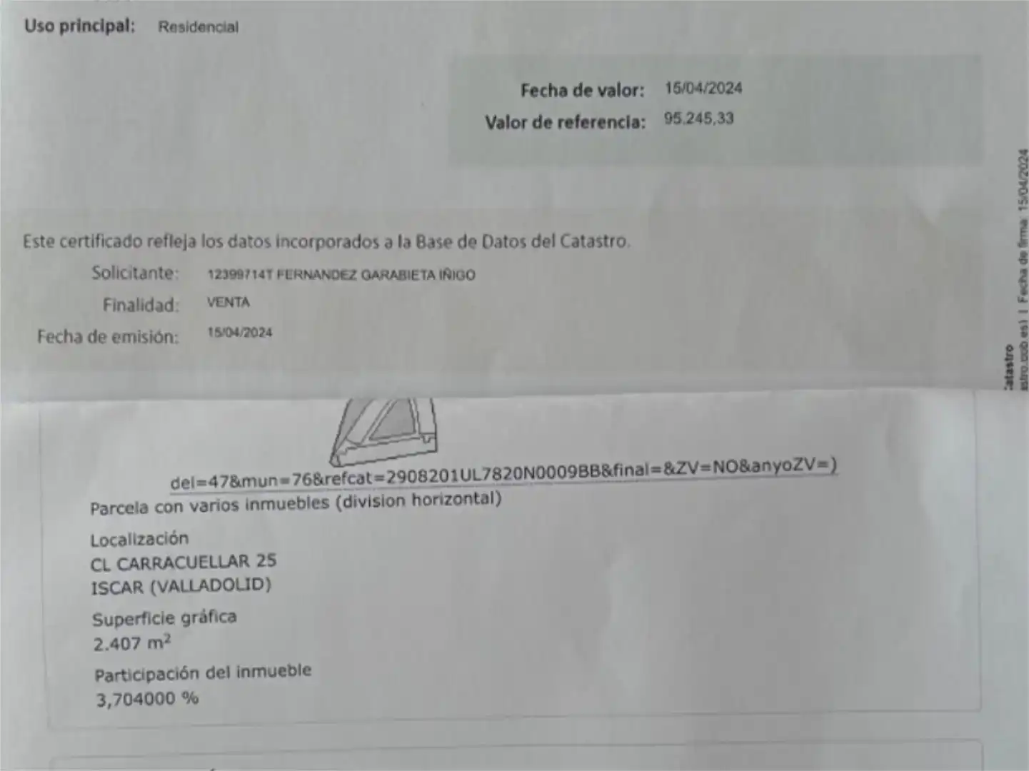 Pis en venda en Íscar amb Jardí privat, Traster i Moblat