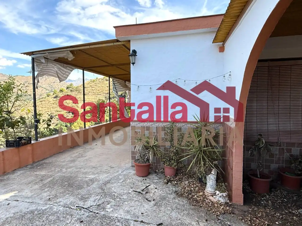 Vista exterior de Finca rústica en venda en Almuñécar amb Jardí privat, Terrassa i Piscina