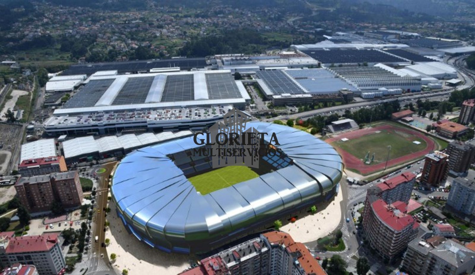 Exterior view of Flat for sale in Vigo   with Heating, Parquet flooring and Storage room