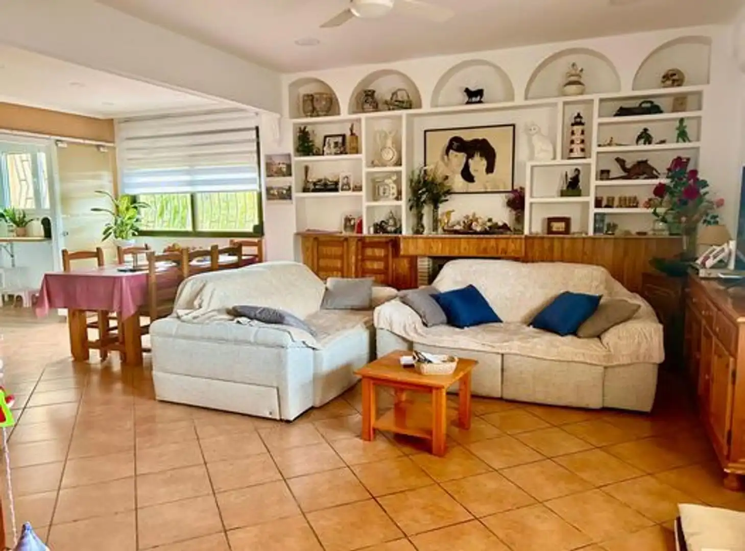 Sala de estar de Casa o chalet en venta en Bétera con Aire acondicionado, Jardín privado y Terraza