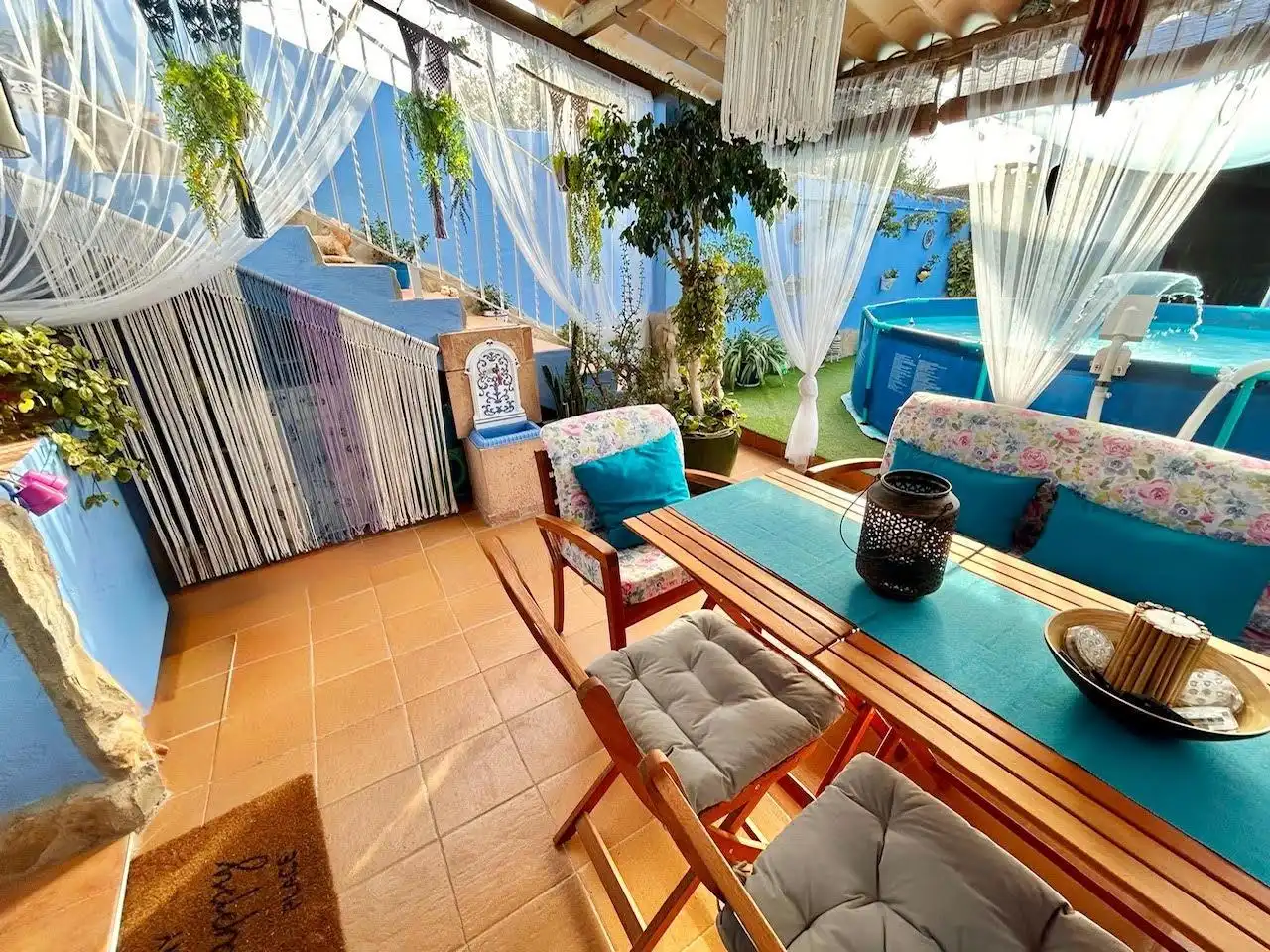 Terraza de Finca rústica en venta en Orihuela con Aire acondicionado, Calefacción y Jardín privado