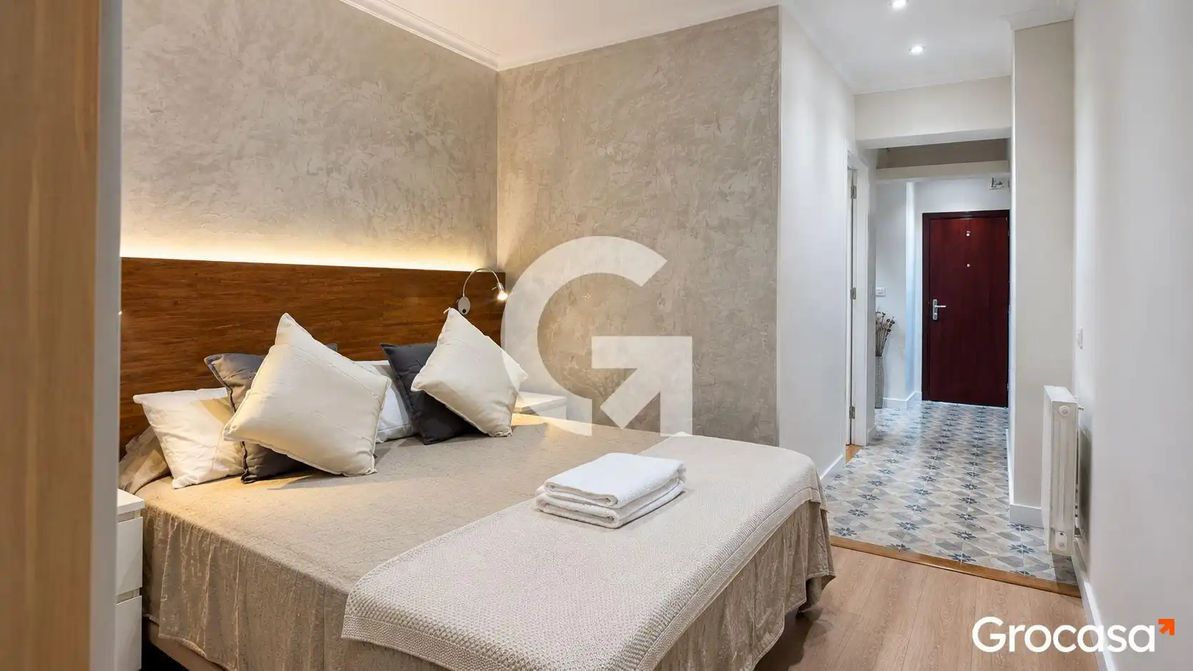 Bedroom of Flat for sale in Barcelona  with Heating, Furnished and Oven