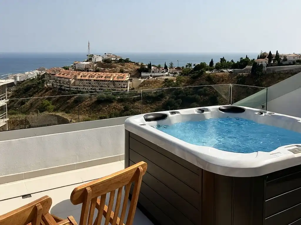 Terrasse von Dachboden zum Verkauf in Fuengirola mit Gemeinschaftspool