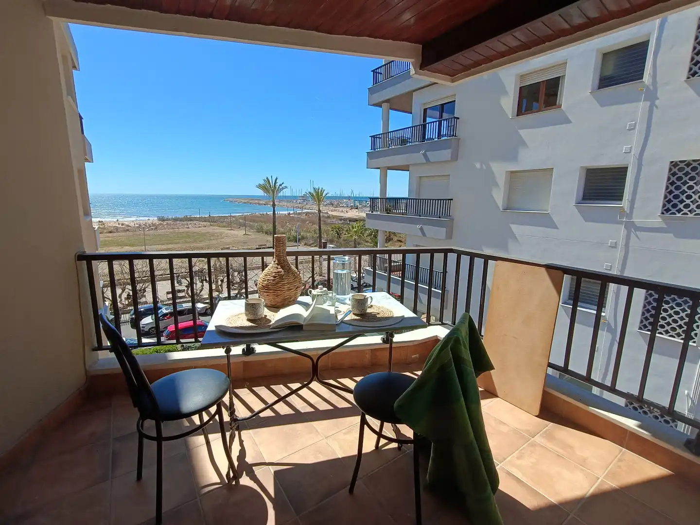 Terrasse von Wohnung zur Miete in Calafell mit Parkett, Terrasse und Abstellraum