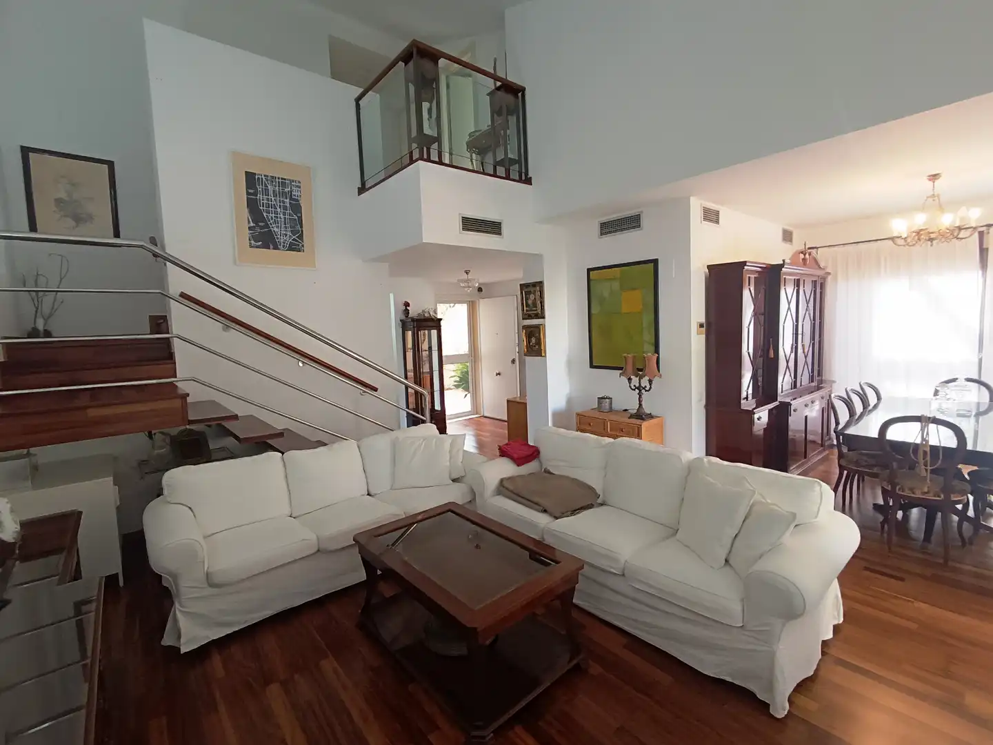 Sala de estar de Casa adosada en venta en Puerto Real con Aire acondicionado, Jardín privado y Parquet