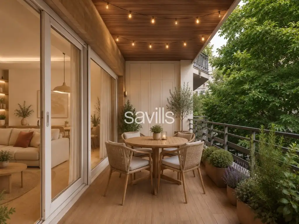 Terraza de Apartamento en venta en Barcelona con Aire acondicionado, Horno y Balcón