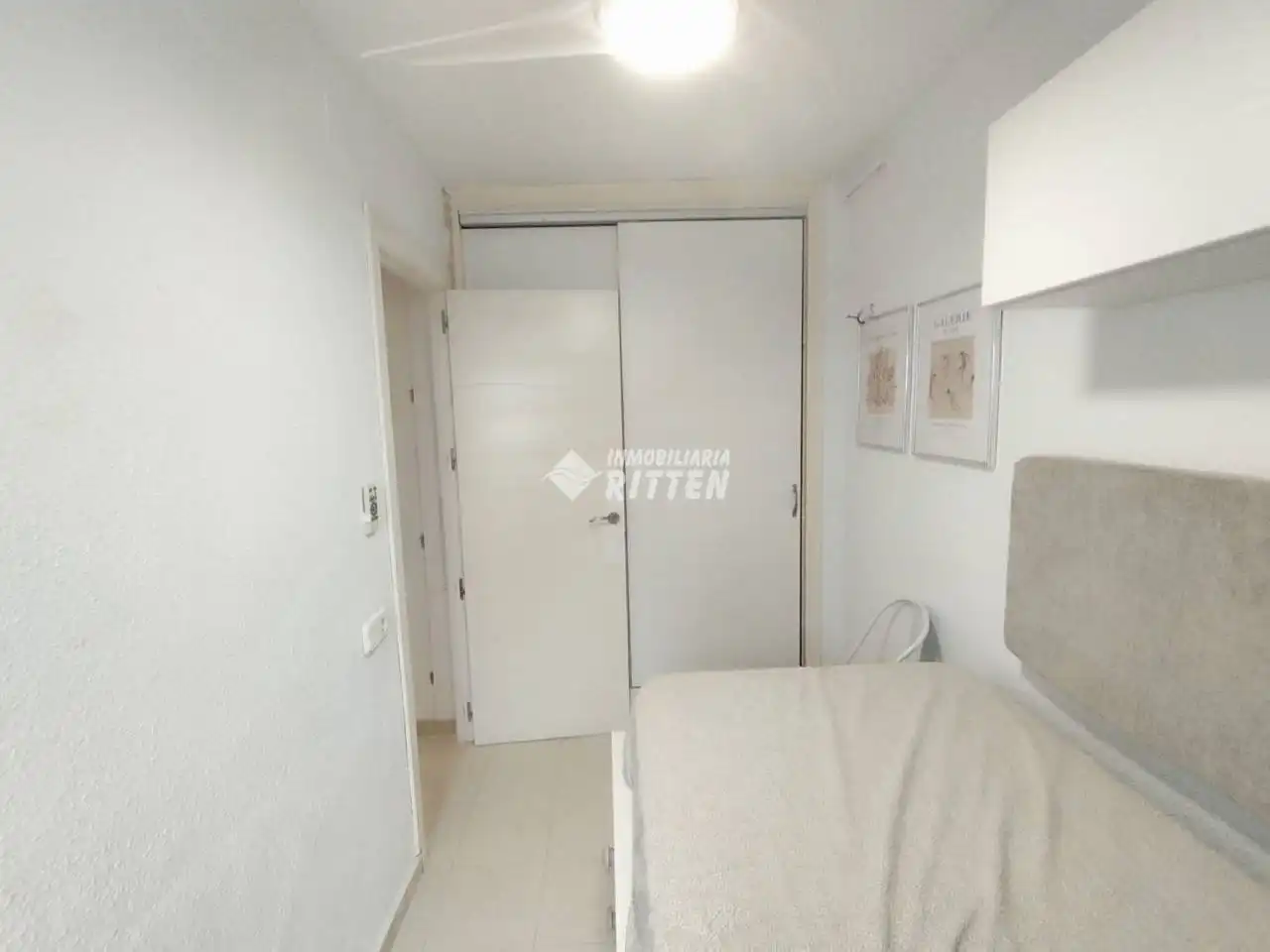 Schlafzimmer von Wohnung zur Miete in La Manga del Mar Menor mit Klimaanlage, Terrasse und Möbliert