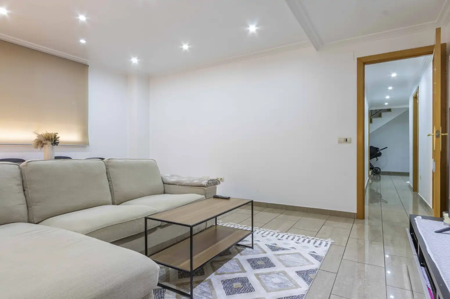 Sala d'estar de Àtic en venda en Massamagrell amb Aire condicionat, Terrassa i Balcó