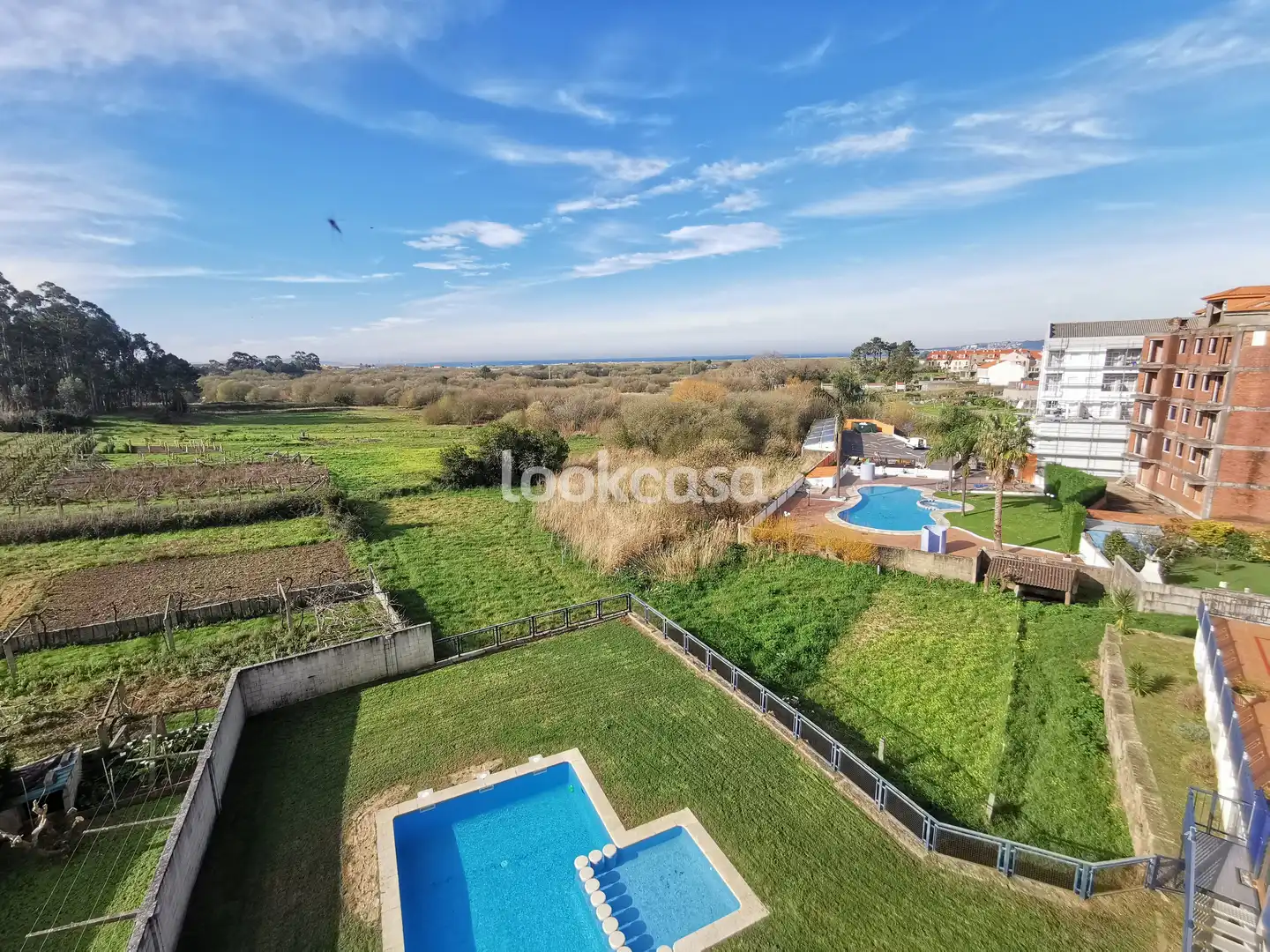 Garden of Flat for sale in Sanxenxo  with Heating, Private garden and Parquet flooring
