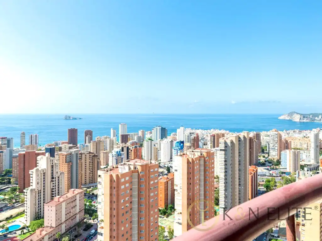 Exterior view of Flat for sale in Benidorm  with Air Conditioner, Heating and Private garden