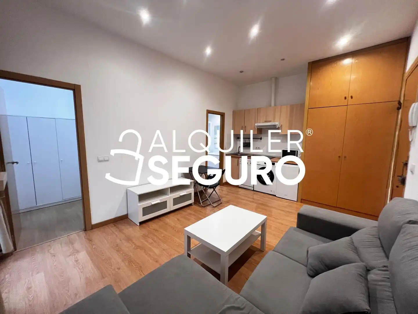 Living room of Flat for rent in Madrid  with Heating and Furnished