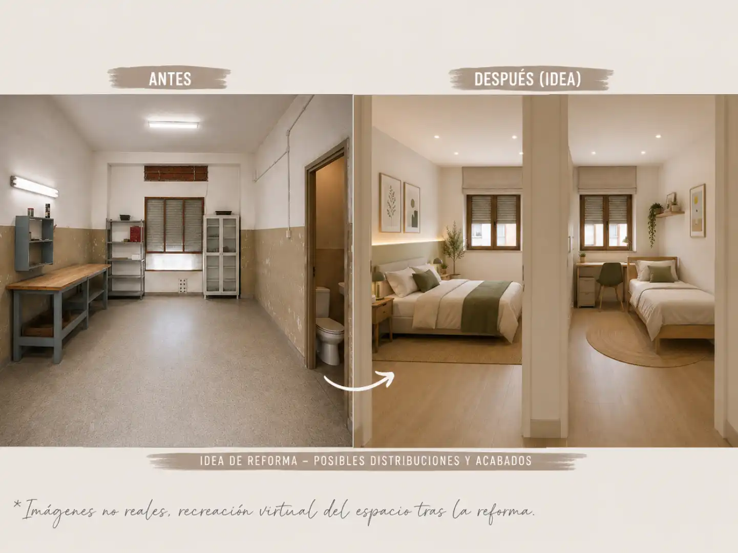 Schlafzimmer von Garage zum Verkauf in Sagunto / Sagunt