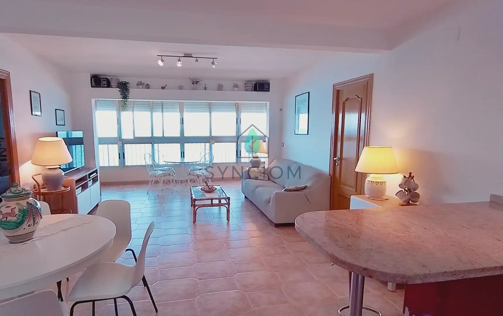 Sala de estar de Piso en venta en Sueca con Calefacción, Terraza y Trastero