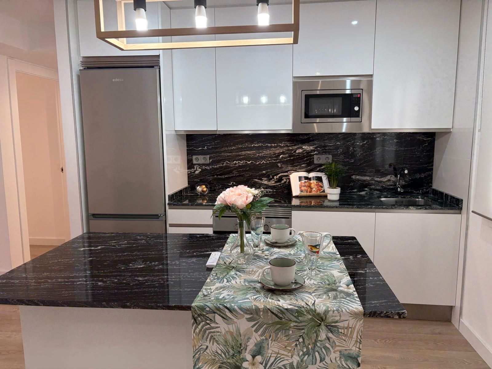 Kitchen of Flat for sale in Oviedo   with Heating