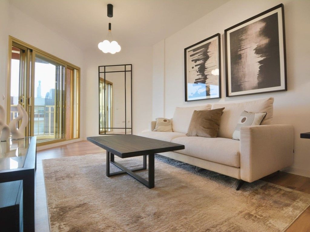 Sala de estar de Ático en venta en Fuengirola con Aire acondicionado, Terraza y Amueblado