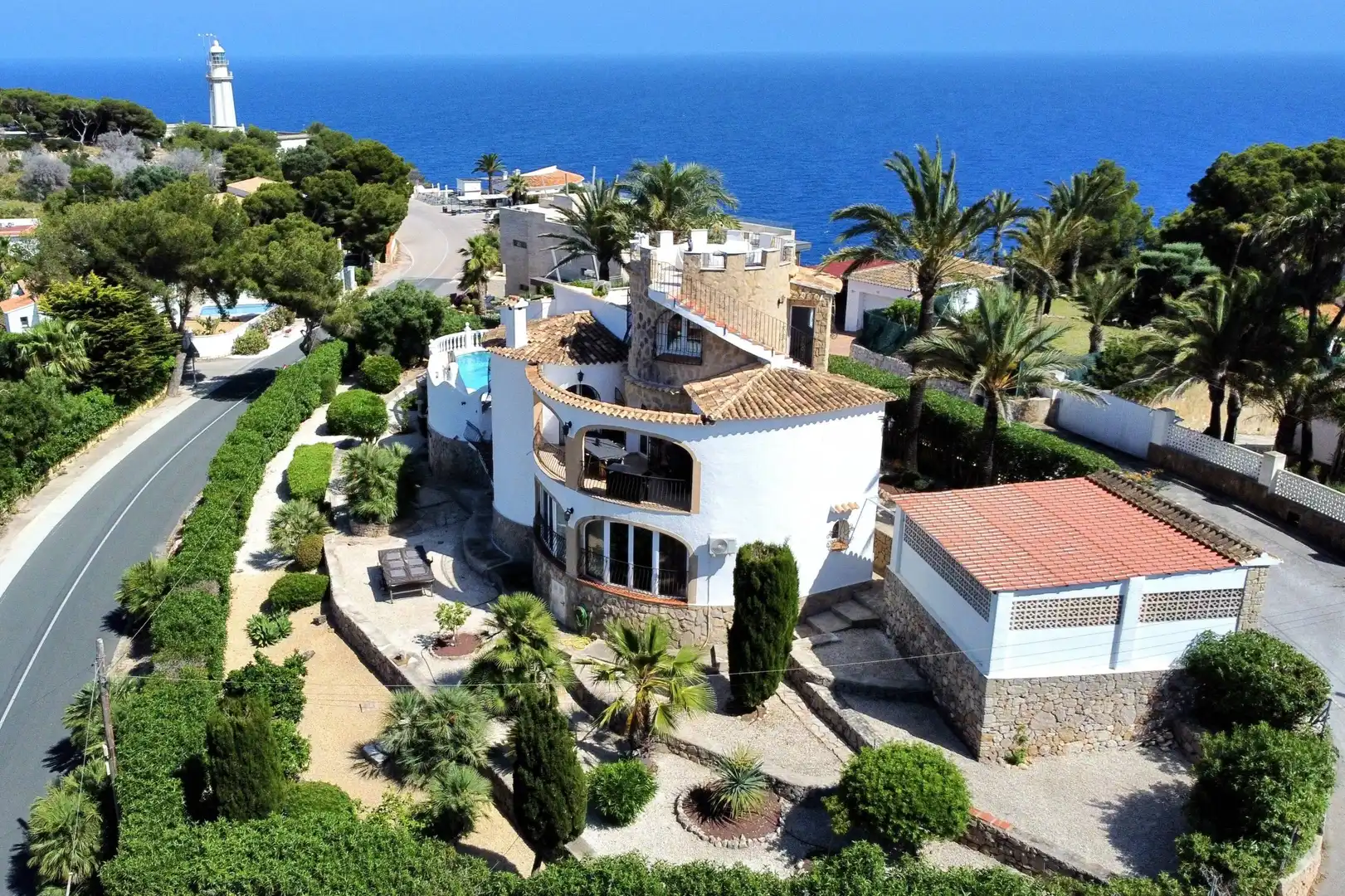 Vista exterior de Casa o xalet en venda en Jávea / Xàbia amb Aire condicionat, Calefacció i Jardí privat