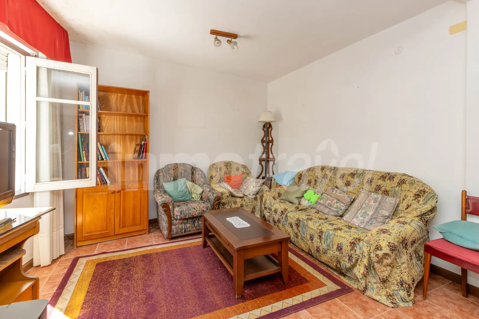 Sala d'estar de Casa adosada en venda en Sanxenxo amb Terrassa, Moblat i Forn