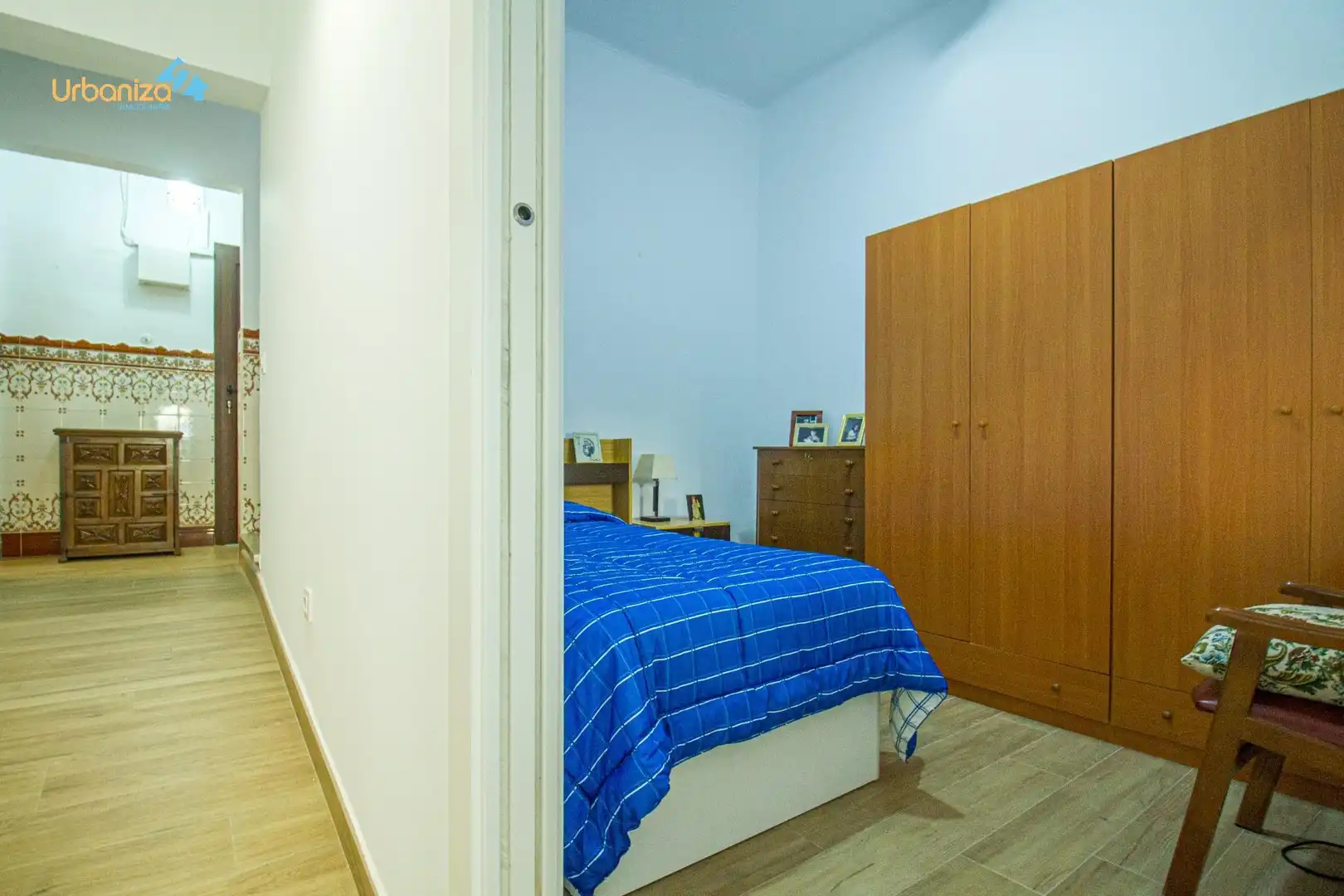 Habitación de Casa adosada en venta en Badajoz con Aire acondicionado, Jardín privado y Terraza