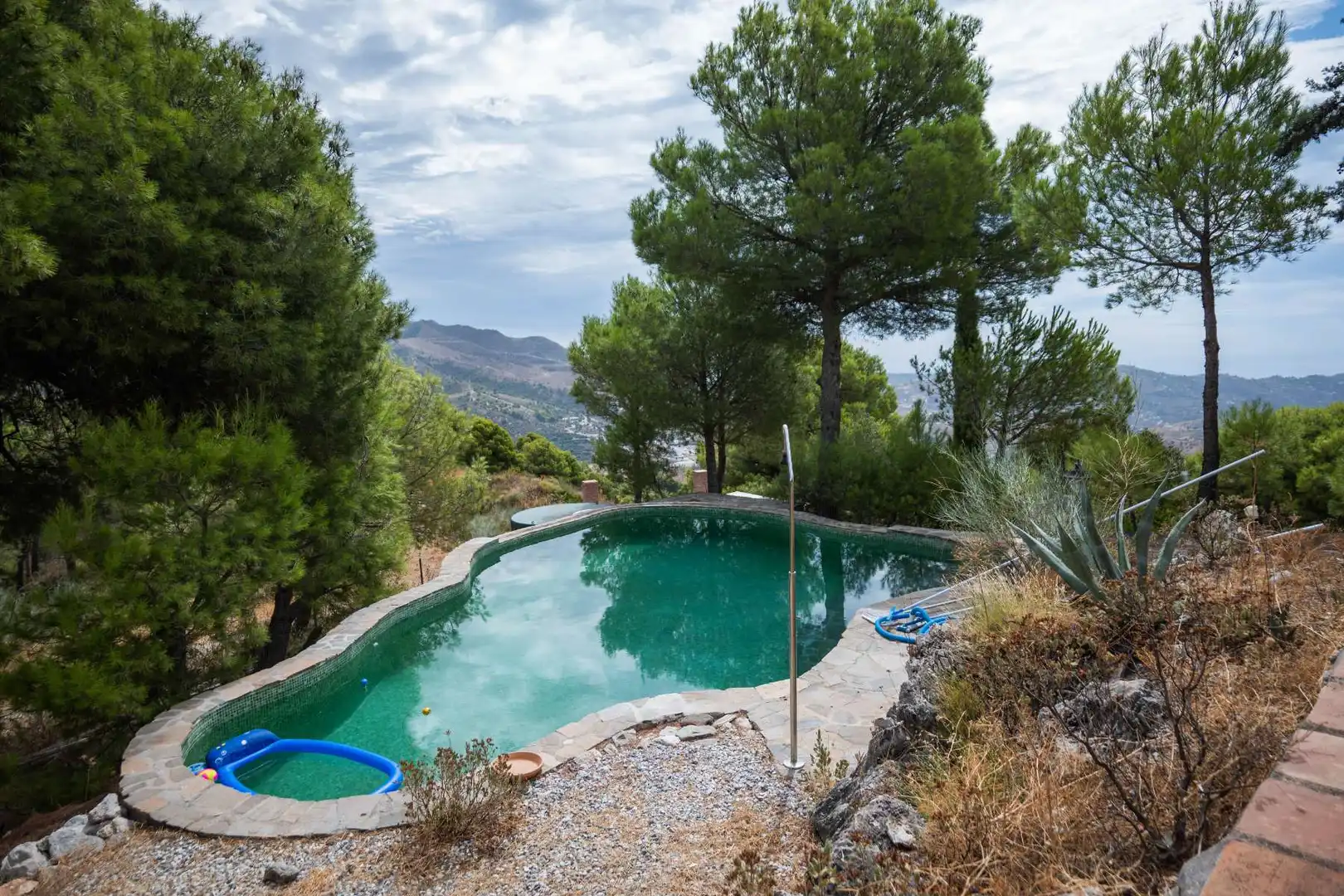 Swimming pool of Houses for sale in Canillas de Albaida  with Air Conditioner, Private garden and Terrace