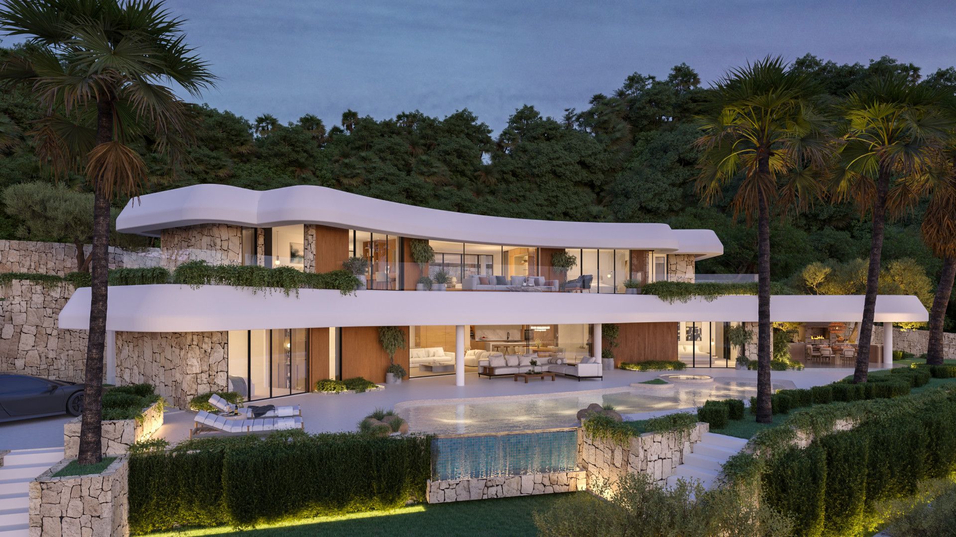 Vista exterior de Casa o xalet en venda en Jávea / Xàbia amb Aire condicionat, Calefacció i Jardí privat