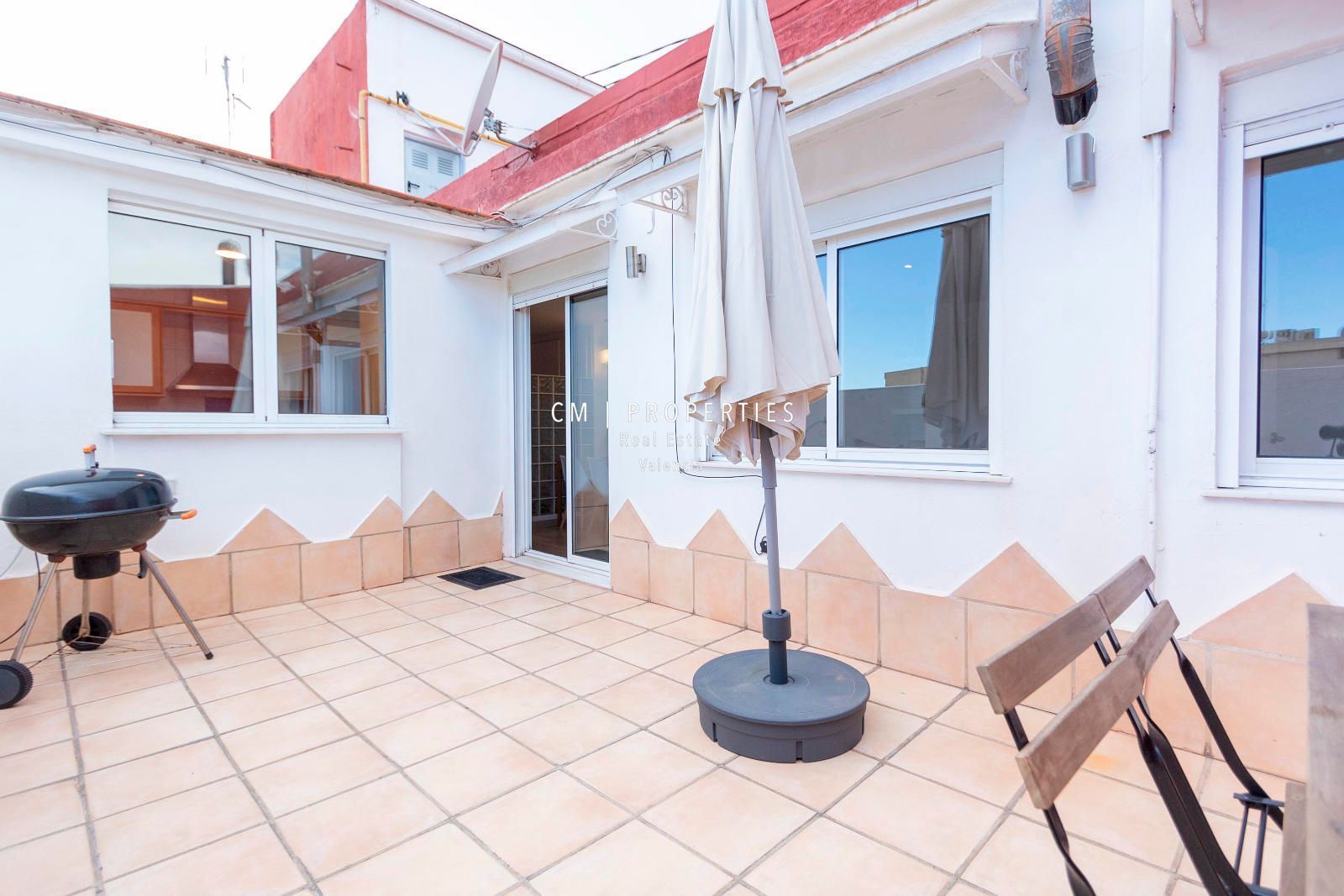 Terrace of Attic for sale in  Valencia Capital  with Air Conditioner, Heating and Parquet flooring