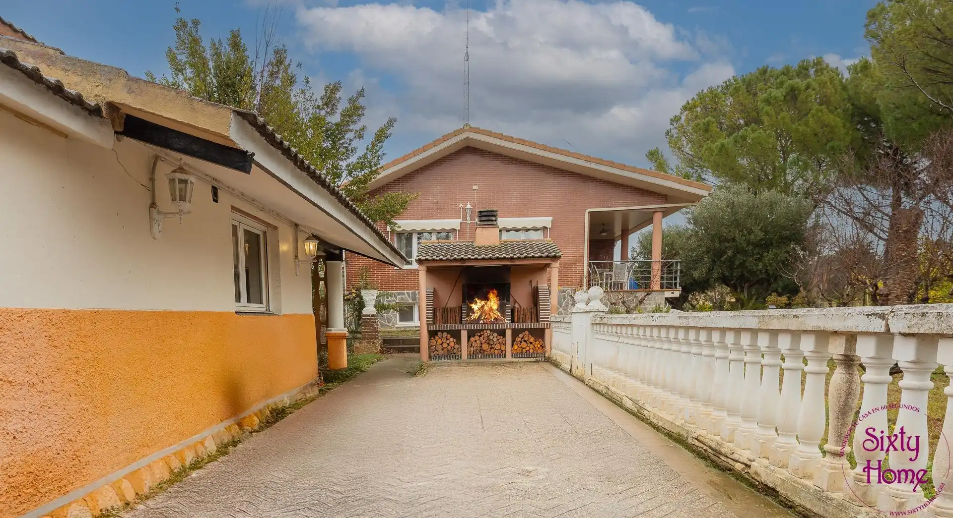 Garden of Houses for sale in Zaragoza  with Heating, Private garden and Terrace