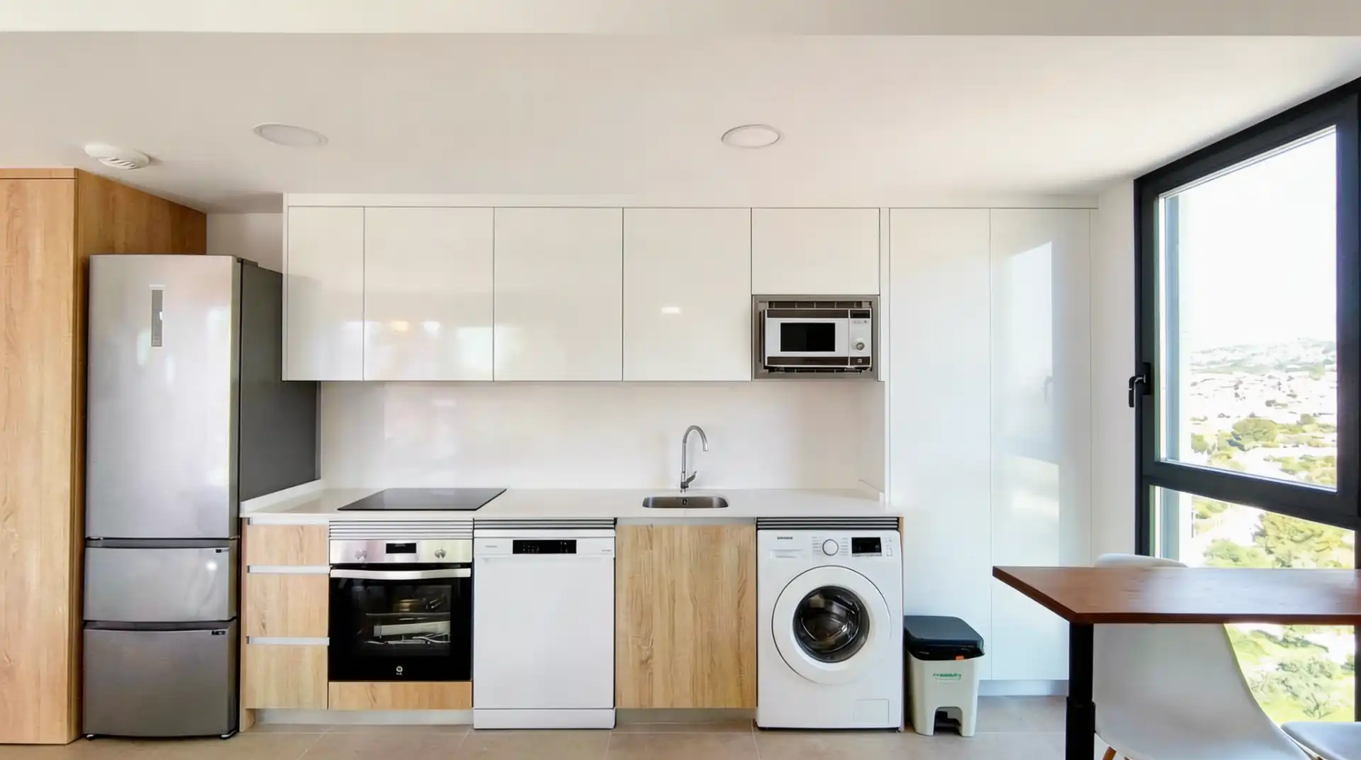 Cuina de Apartament en venda en Calpe / Calp amb Aire condicionat, Calefacció i Traster