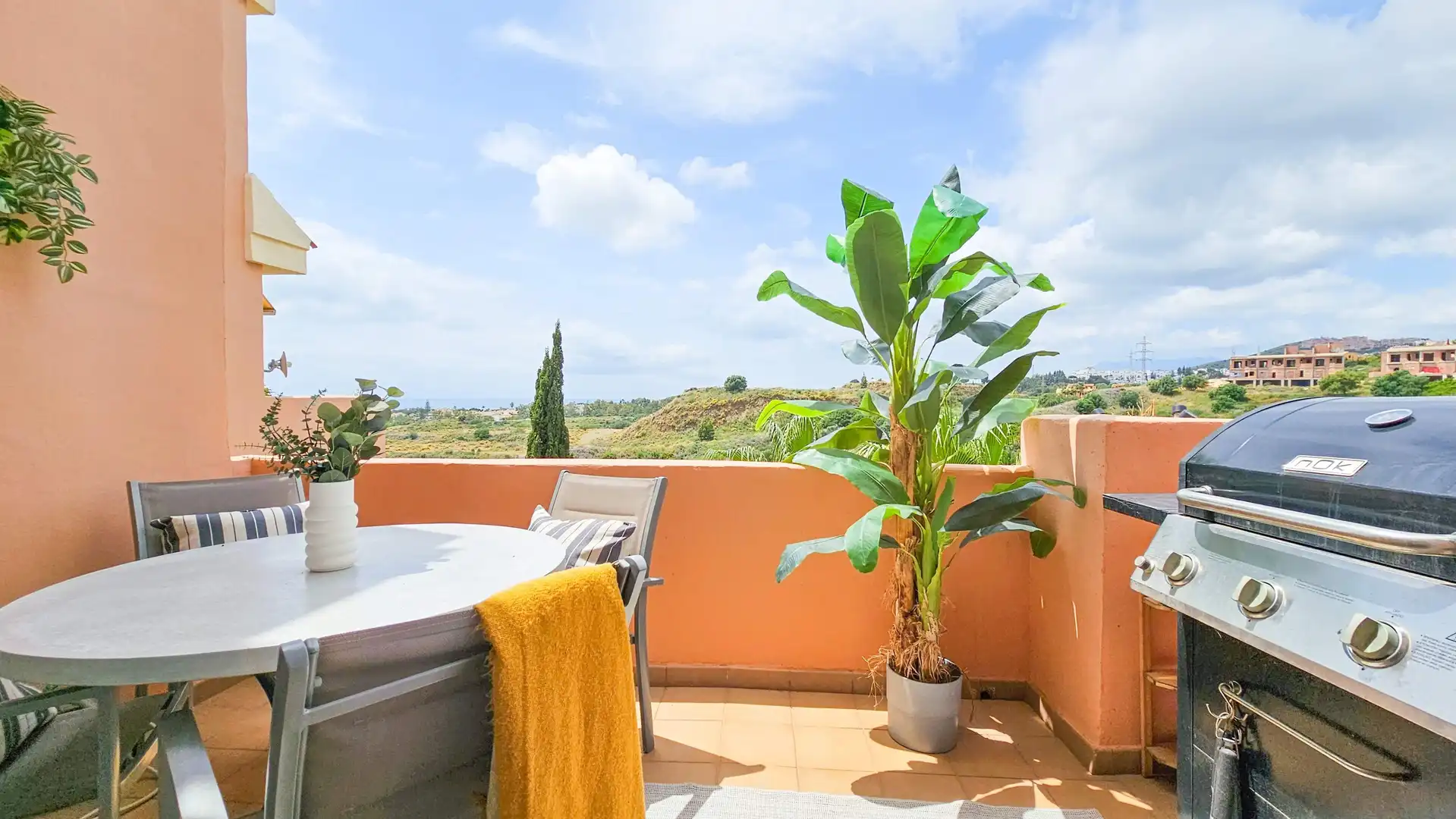 Terrassa de Apartament en venda en Mijas amb Aire condicionat, Calefacció i Terrassa