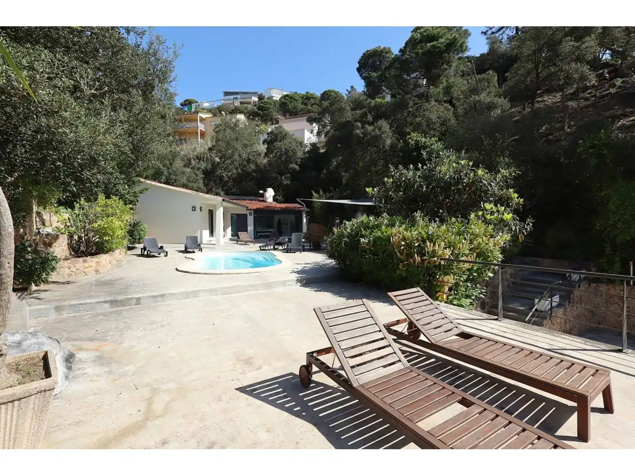 Vista exterior de Casa o chalet en venta en Lloret de Mar con Calefacción, Jardín privado y Terraza