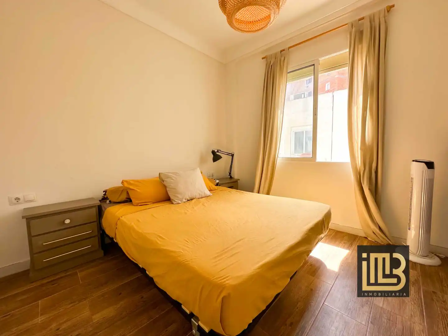 Schlafzimmer von Wohnung zur Miete in Málaga mit Klimaanlage und Möbliert