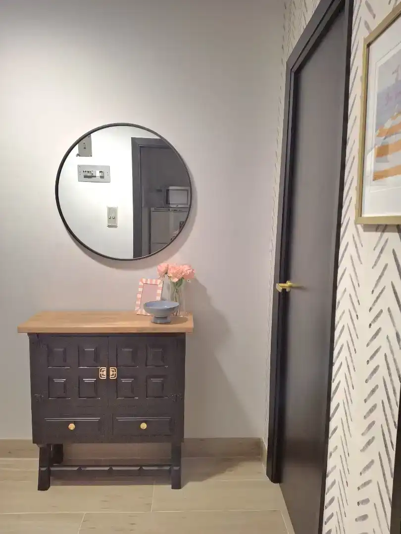 Schlafzimmer von Wohnung zur Miete in Baiona mit Privatgarten