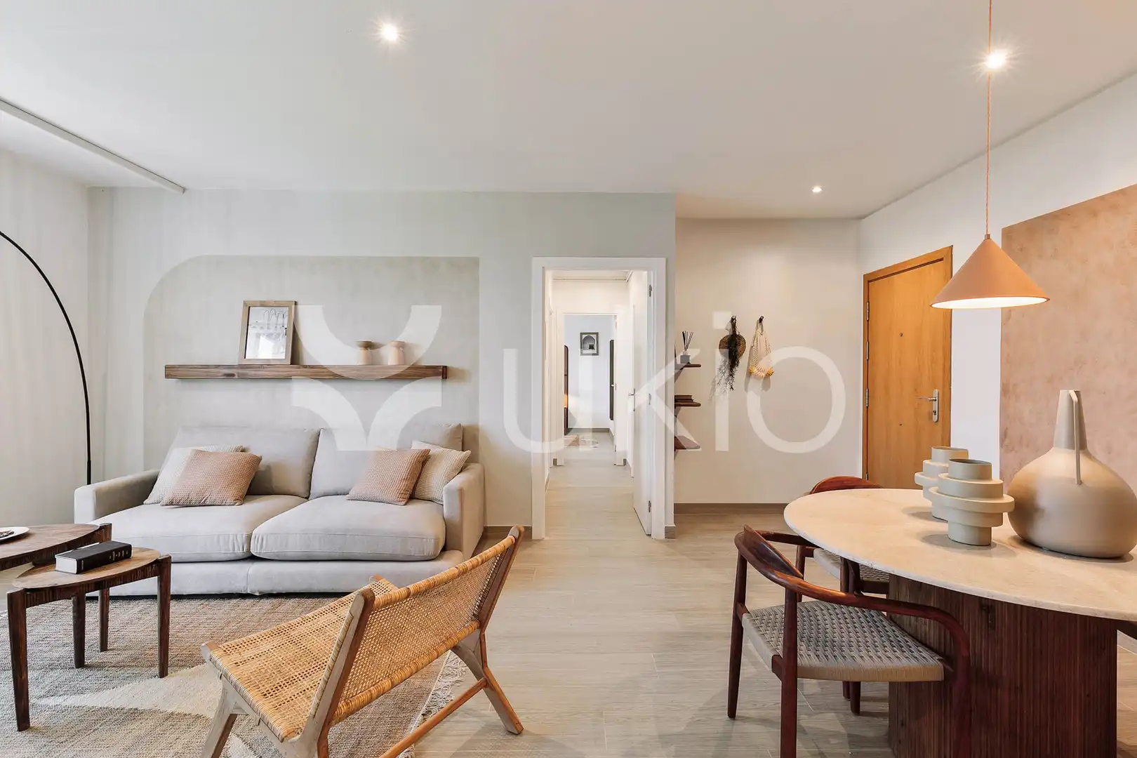 Sala d'estar de Apartament de lloguer en Barcelona amb Aire condicionat, Calefacció i Moblat