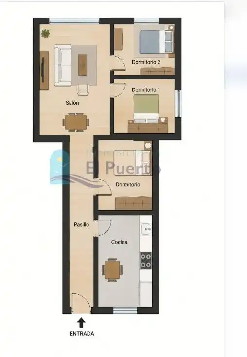 Flat for sale in Puerto de Mazarrón