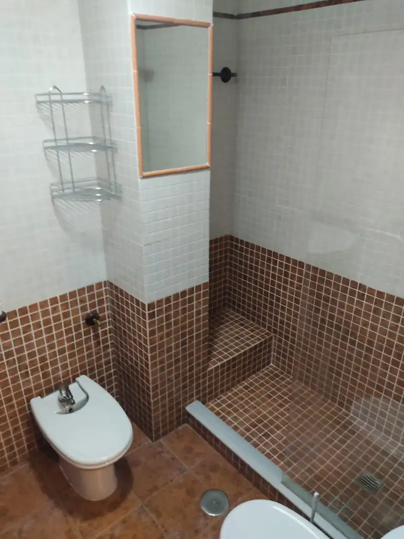 Bathroom of Apartments for rent in Almendralejo  with Air Conditioner, Terrace and Furnished