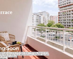 Balcony of Apartment to rent in  Barcelona Capital  with Air Conditioner, Heating and Terrace