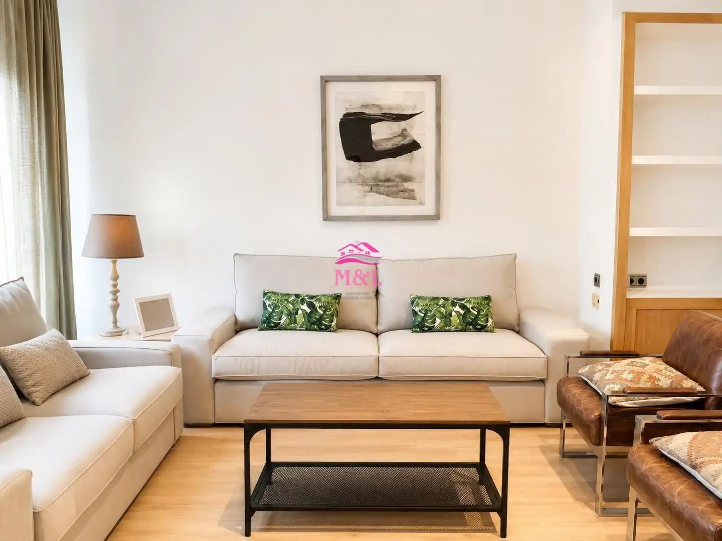 Sala de estar de Apartamento de alquiler en Mérida con Aire acondicionado, Terraza y Amueblado