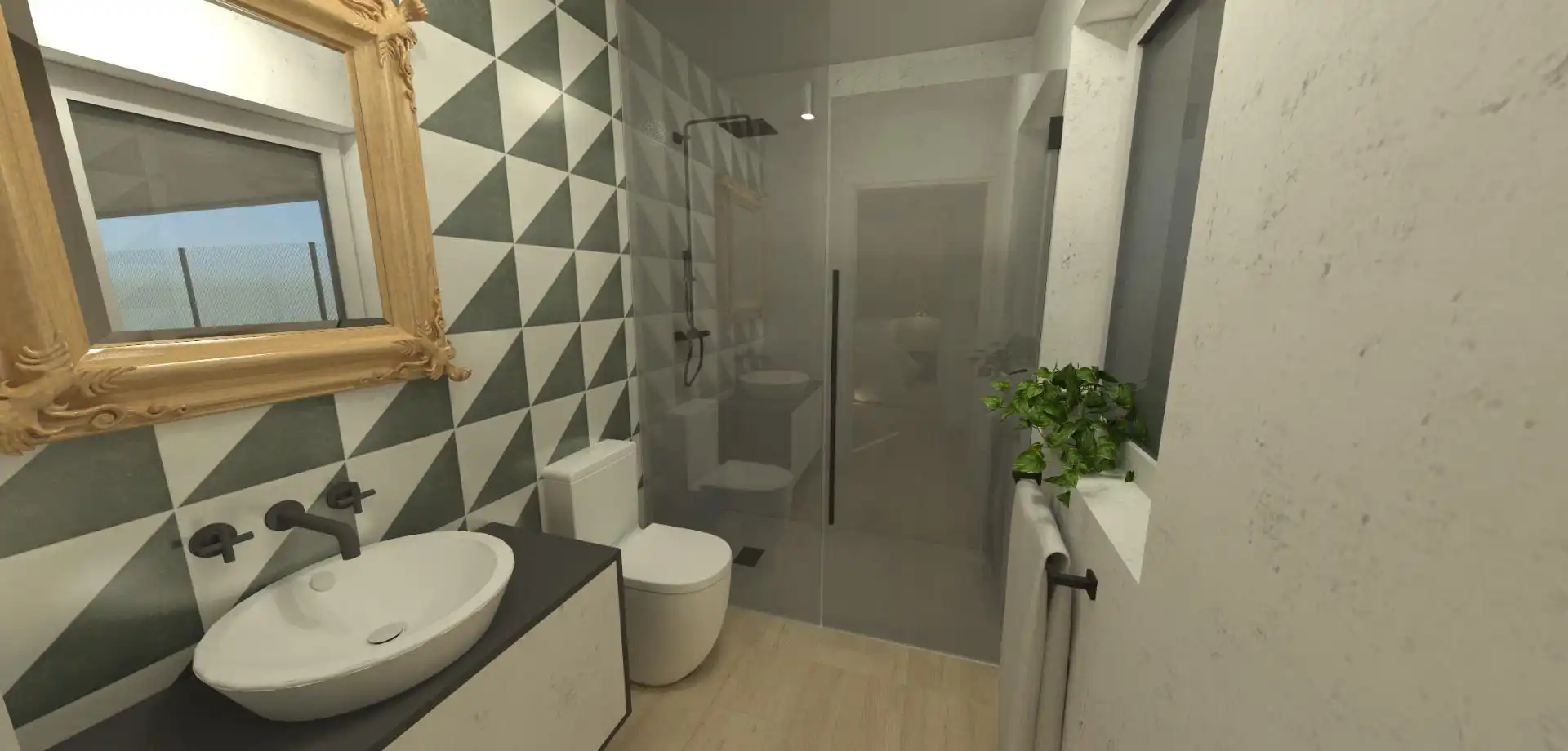 Baño de Casa o chalet en venta en Estella / Lizarra con Calefacción y Jardín privado