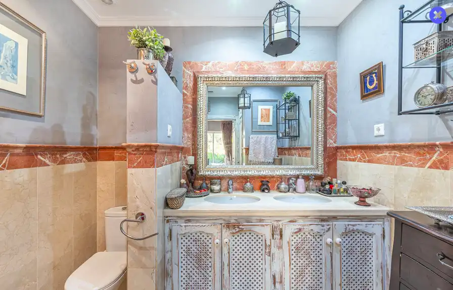 Baño de Casa o chalet en venta en Istán con Aire acondicionado, Jardín privado y Piscina