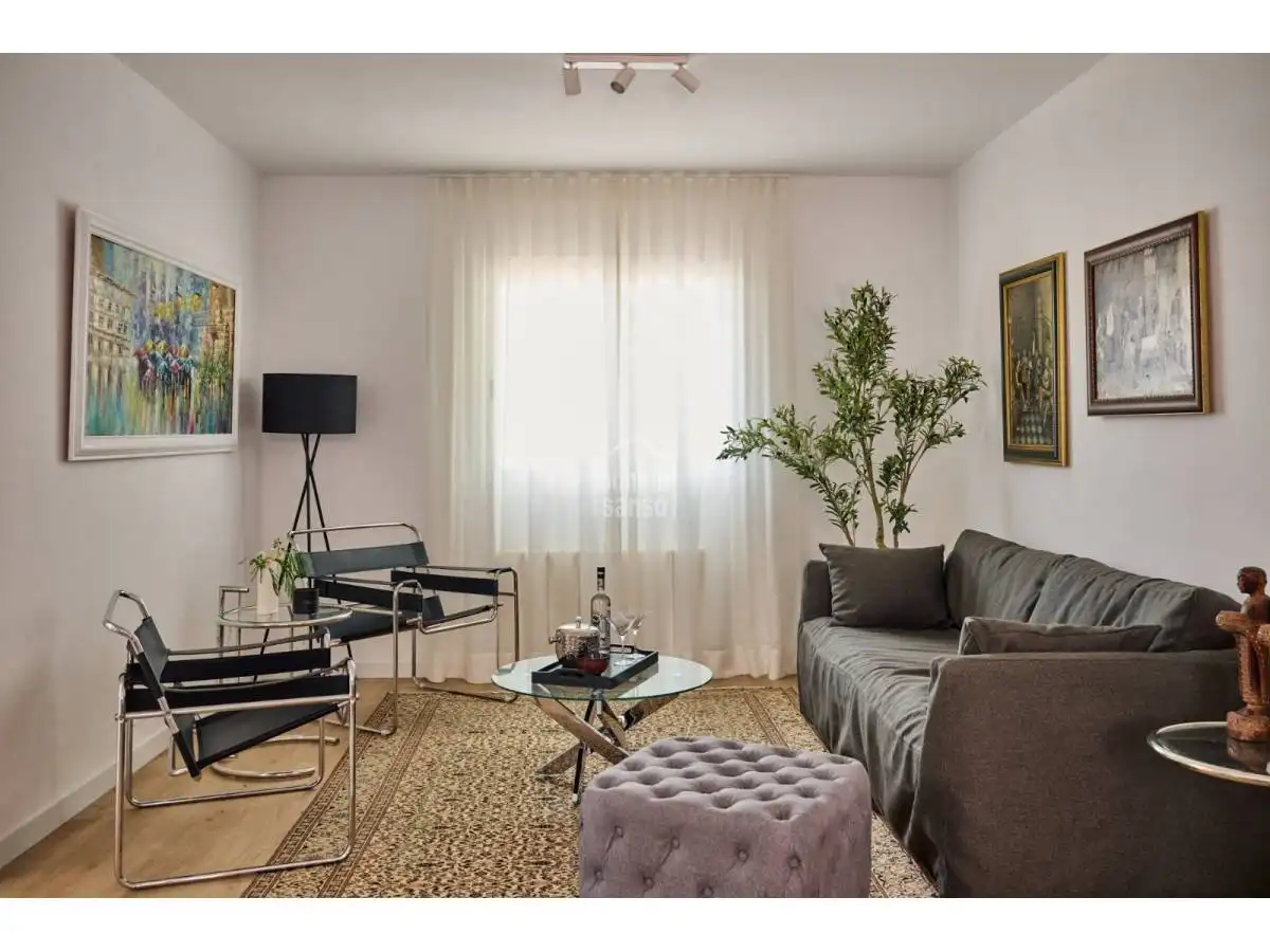 Sala de estar de Casa o chalet en venta en Sant Lluís con Calefacción, Jardín privado y Terraza
