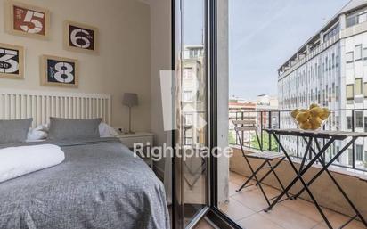 Dormitori de Apartament en venda en  Barcelona Capital amb Aire condicionat, Calefacció i Moblat