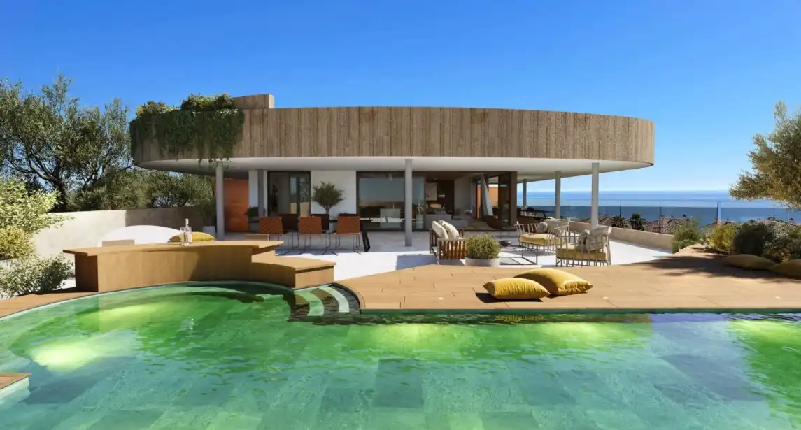 Piscina de Apartamento en venta en Fuengirola con Aire acondicionado, Calefacción y Jardín privado