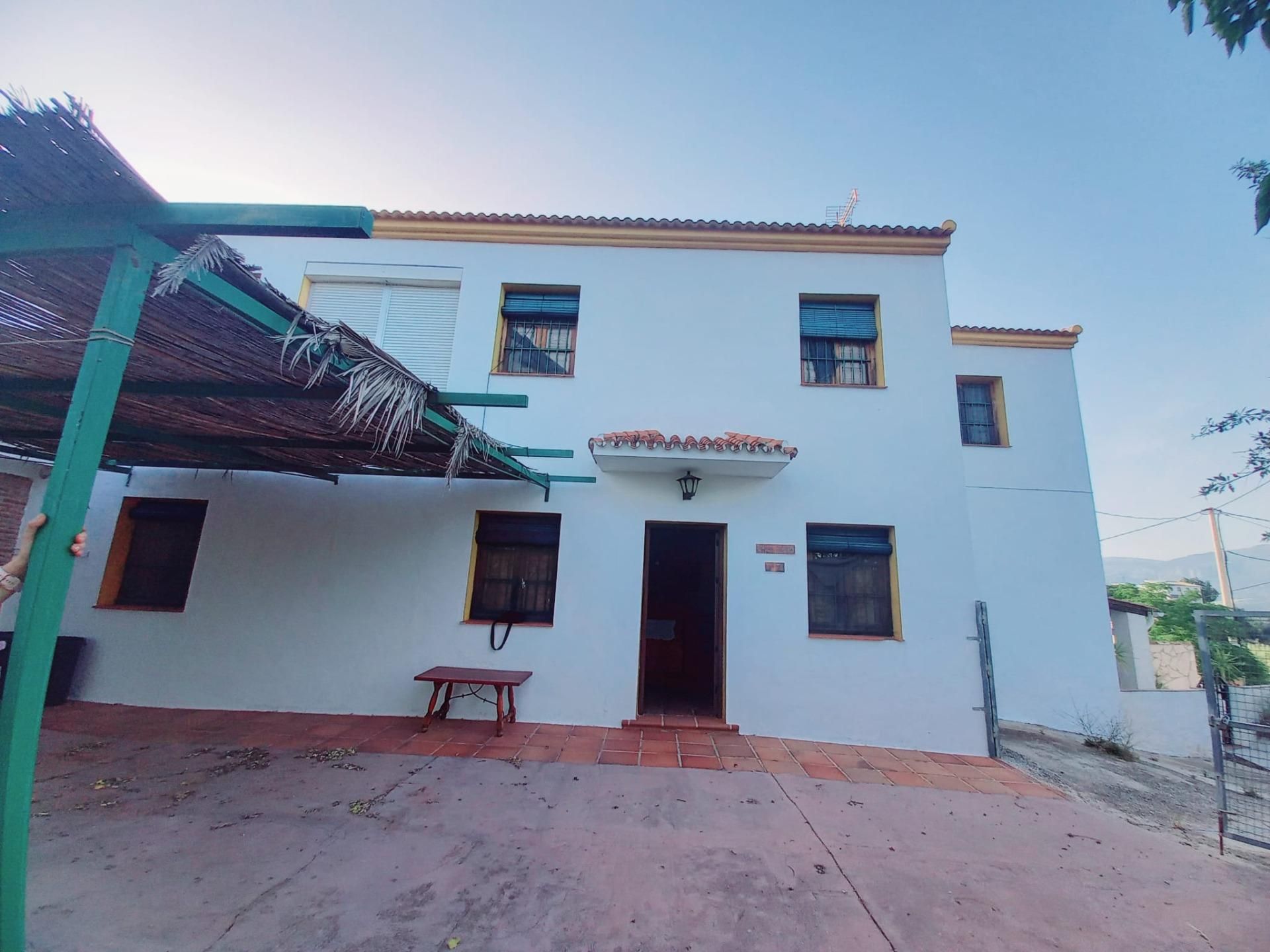 Exterior view of Single-family semi-detached for sale in Comares  with Terrace and Storage room