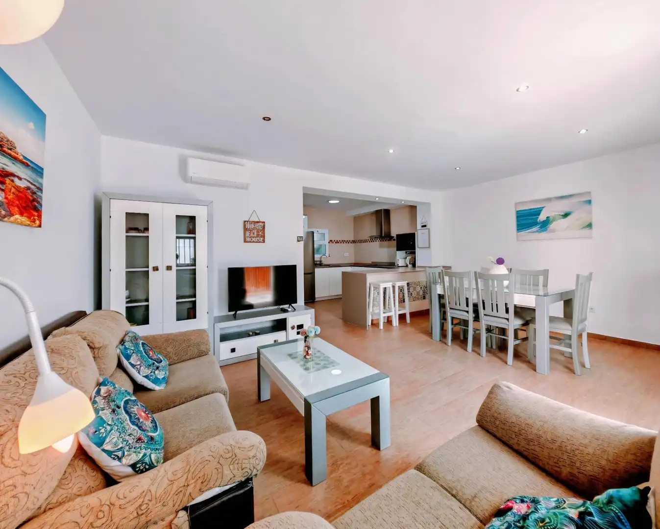 Living room of Houses for sale in Vejer de la Frontera  with Air Conditioner, Terrace and Furnished