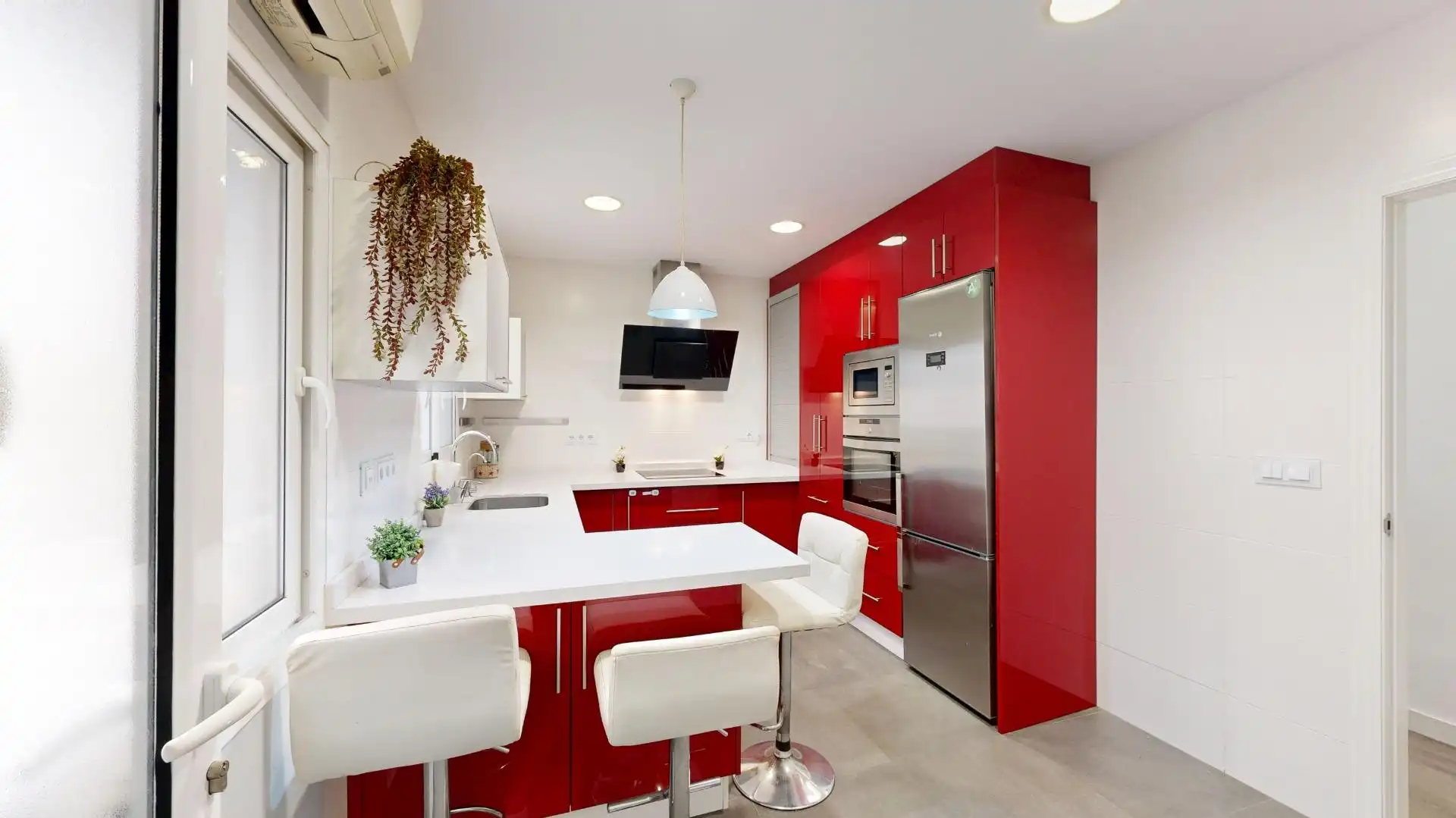 Kitchen of Flat for sale in Cartagena  with Air Conditioner, Heating and Storage room