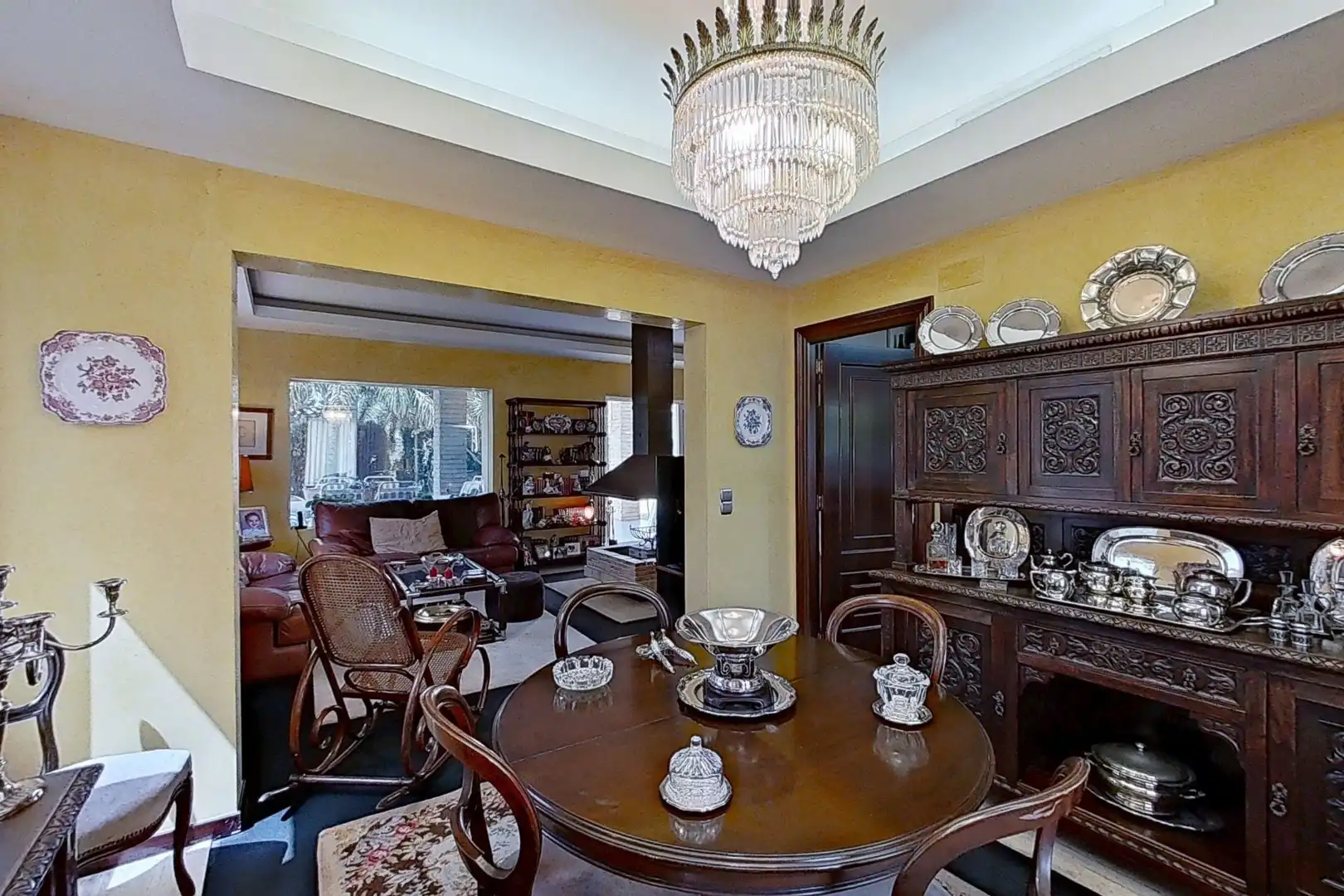 Dining room of Houses for sale in Dénia  with Air Conditioner, Heating and Private garden