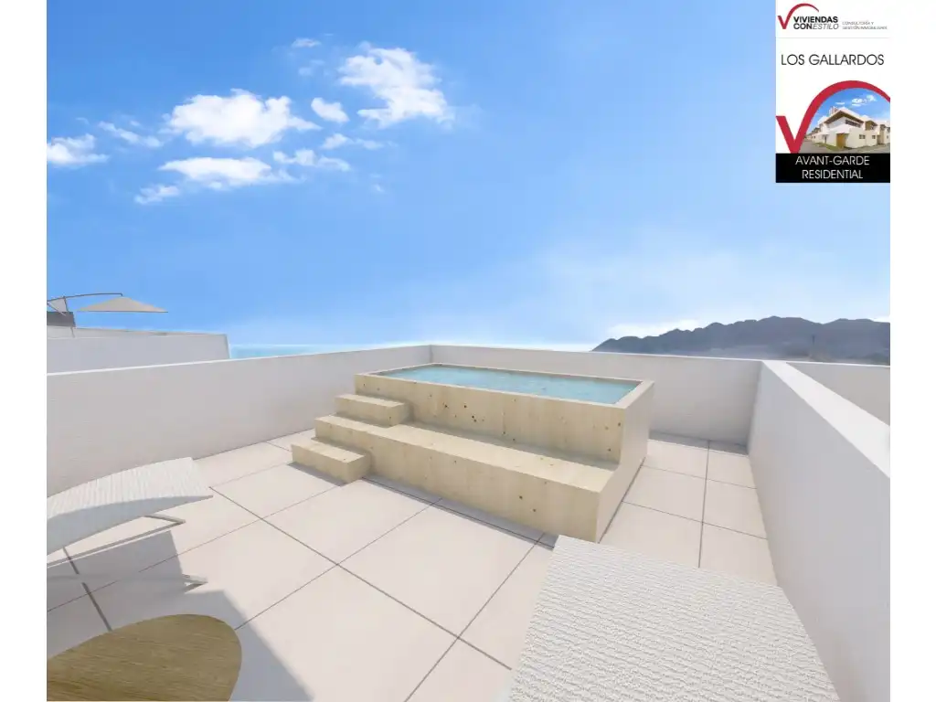 Terraza de Dúplex en venta en Los Gallardos con Jardín privado y Terraza