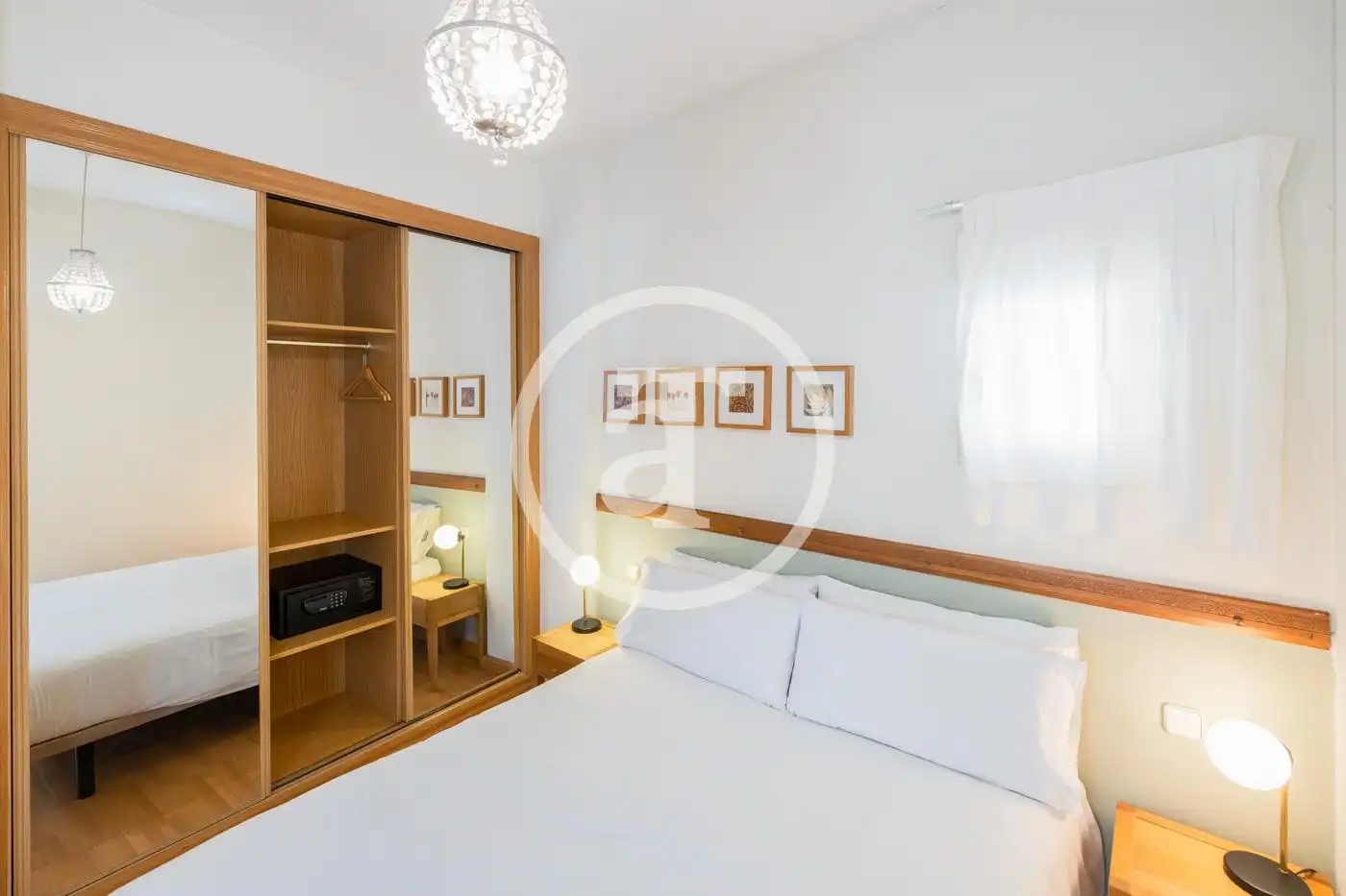 Habitación de Piso de alquiler en Madrid con Aire acondicionado, Calefacción y Amueblado