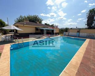 Swimming pool of House or chalet for sale in Alzira  with Air Conditioner, Terrace and Swimming Pool