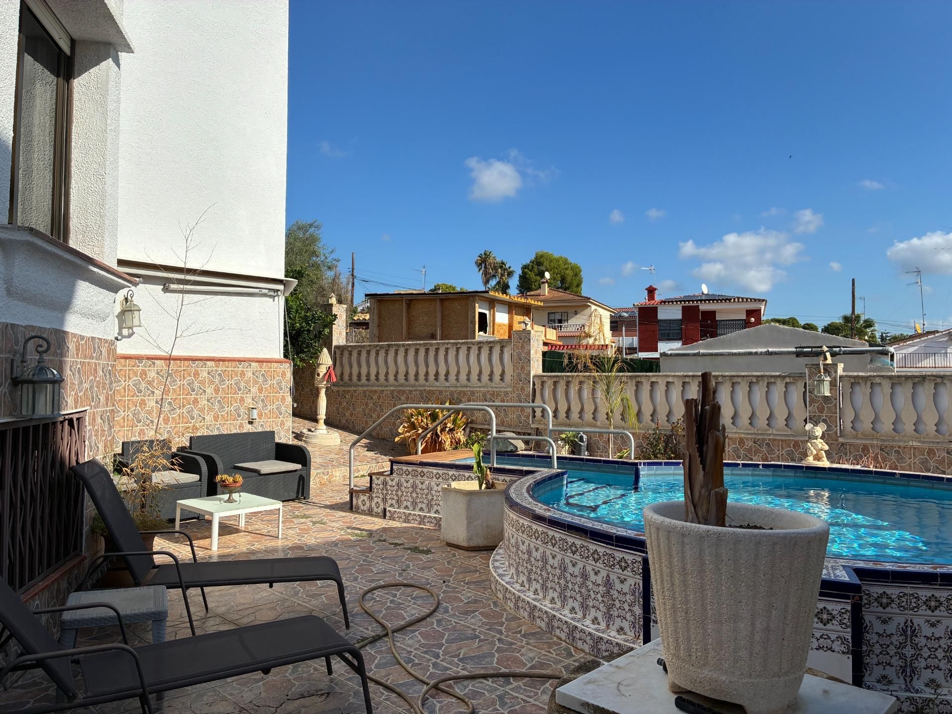 Swimming pool of Houses for sale in Cunit  with Heating