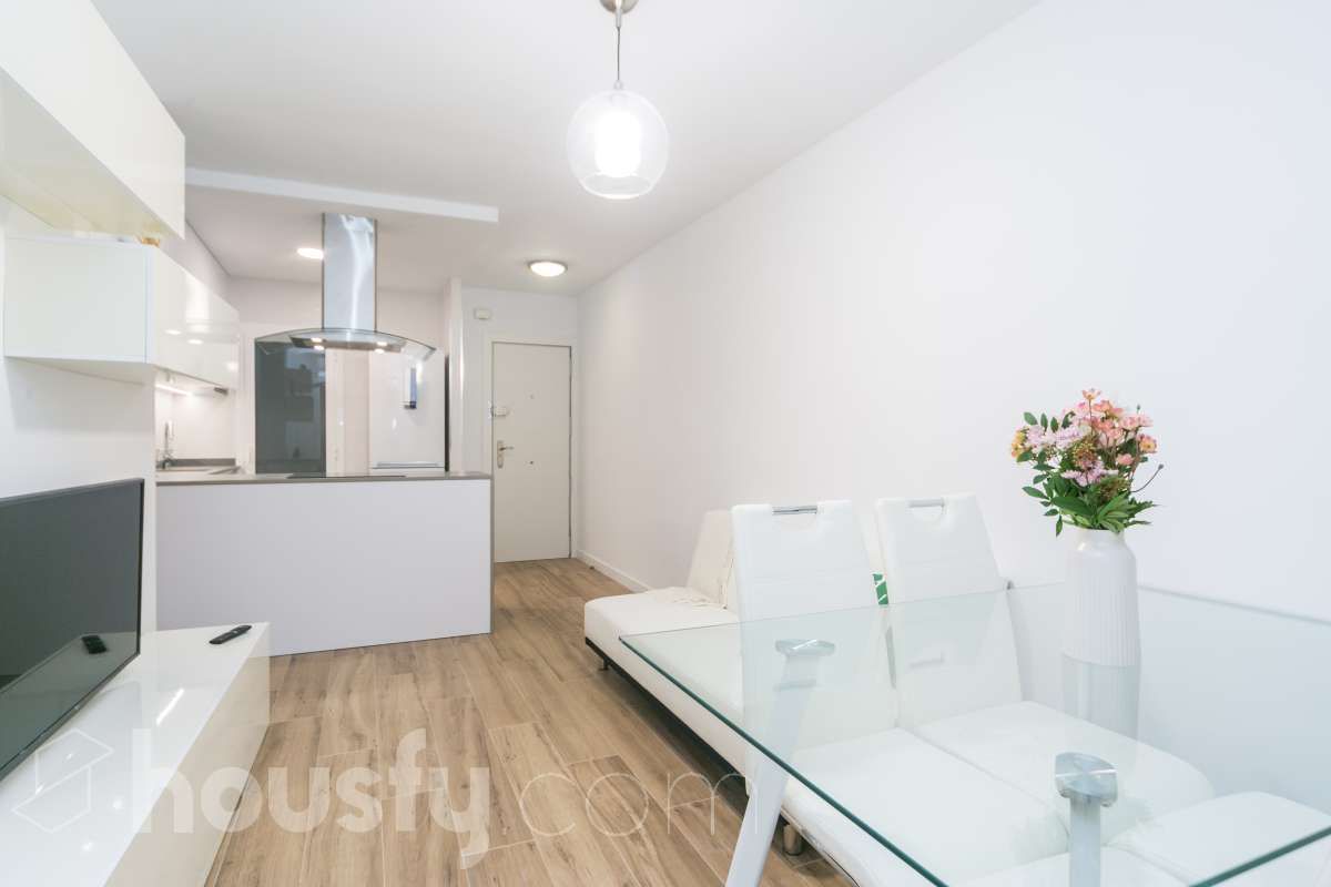 Sala d'estar de Pis en venda en  Barcelona Capital amb Terrassa